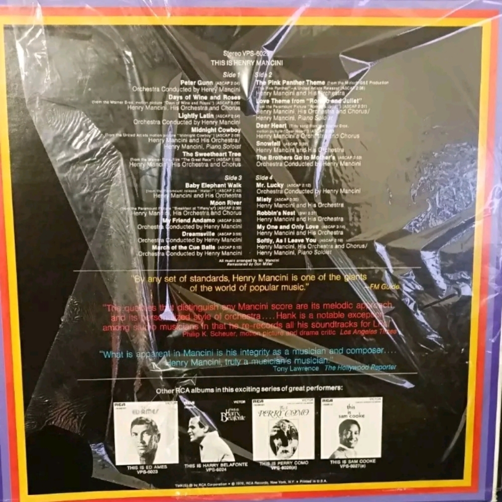 RCA This Is Henry Mancini 2 LP Set - Picture 6 of 6